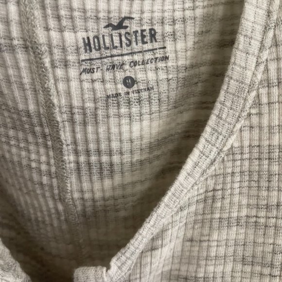 Hollister fitted lightweight Waffle Knit Top - Picture 3 of 4